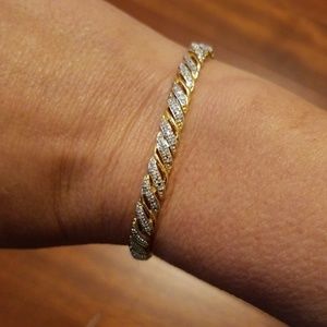 18k gold plated bracelet
